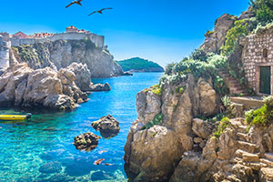 Blue sea - Croatia honeymoon