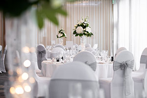 Traditions are overlooked as modern brides go for contemporary elegance at The Chester Hotel​