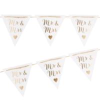 gold paper bunting
