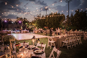 An outdoor wedding - 2019 wedding trends