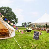 Get the look: a festival wedding at Careys Manor