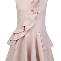 Pink frill flower girl dress Pink frill flower girl dress