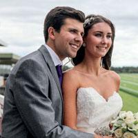 Happily married couple at Liverpool wedding venue