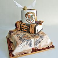 Geeky wedding cake from Debbie Gillespie Cake Design