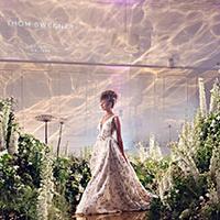 Kensington Palace wedding showcase – a wedding dress is modelled