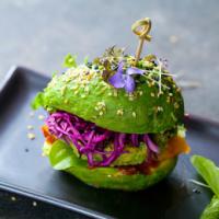 Vegan wedding – a green burger