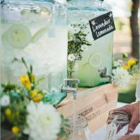 Wedding Drinks Station Server your summer wedding drinks in style