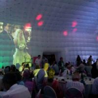 Trillion Events Projector outdoor wedding events, inflatable structure