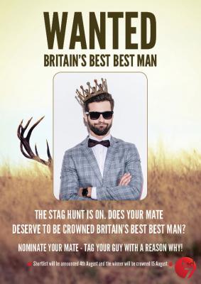 The Hunt Is On For Britain’s Best Best Man!
