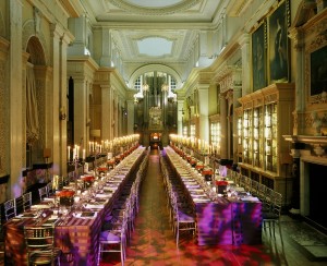 Long Libr Dinner Banqueting style