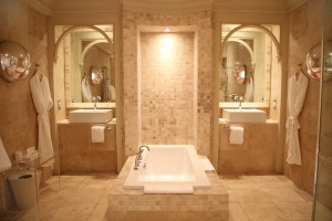 Maison Talbooth bathroom - perfect for a romantic mini moon