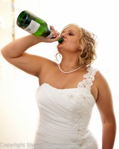 drinking bride