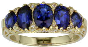 London-Victorian-Co-Sapphire-5-Stone-Antique-Style-Ring,-£4,200,-www.london-victorian-ring