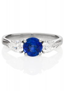 London-Victorian-co-Sapphire-and-Pear-Shape-Diamonds-3-Stone-Ring,-£1,775,-www.london-victorian-ring